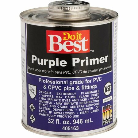 ALL-SOURCE 32 Oz. Purple Pipe and Fitting Primer for PVC/CPVC 019081-12